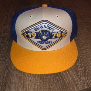 1970 Milwaukee Brewers Trucker Snapback